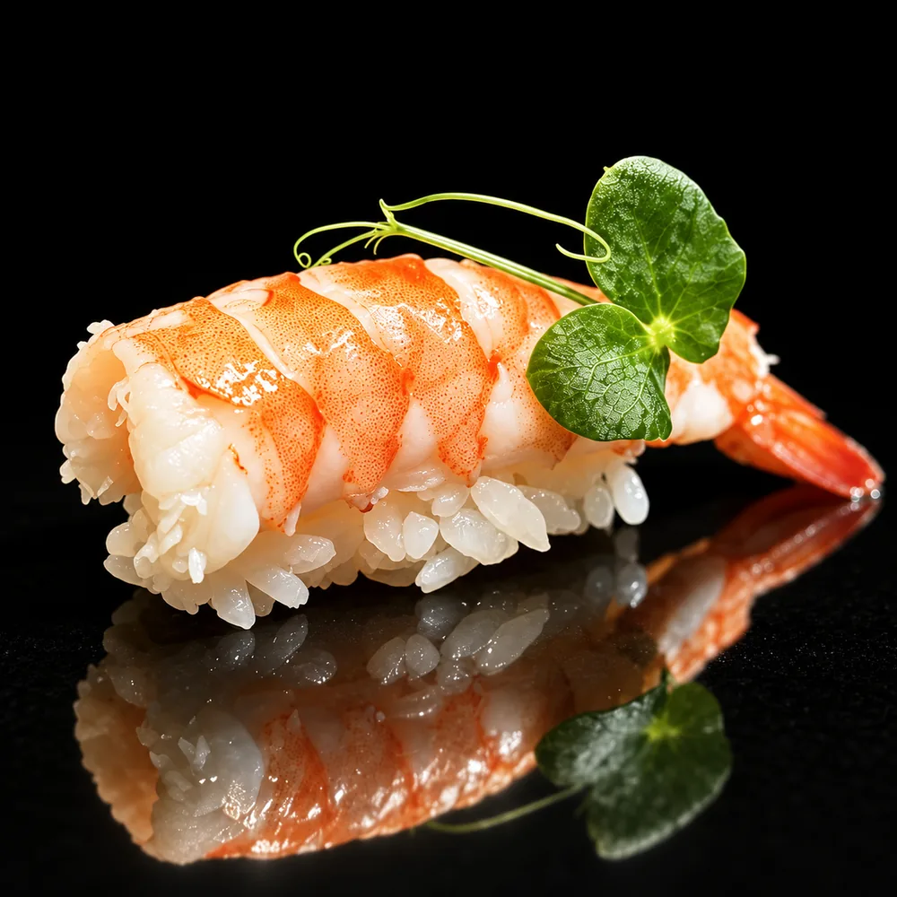 Nigiri Ebi (1pz) — Tenki Japanese Dining