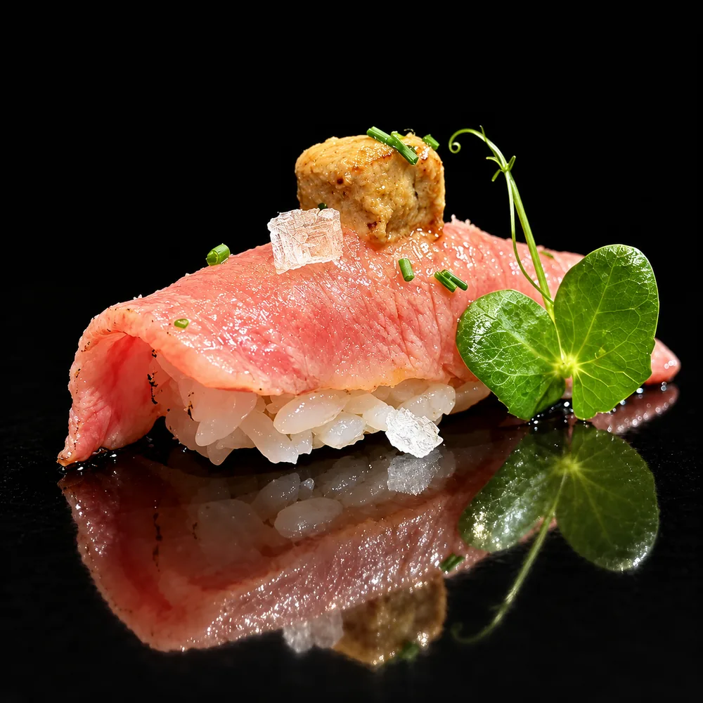 Nigiri Wagyu (1pz) — Tenki Japanese Dining