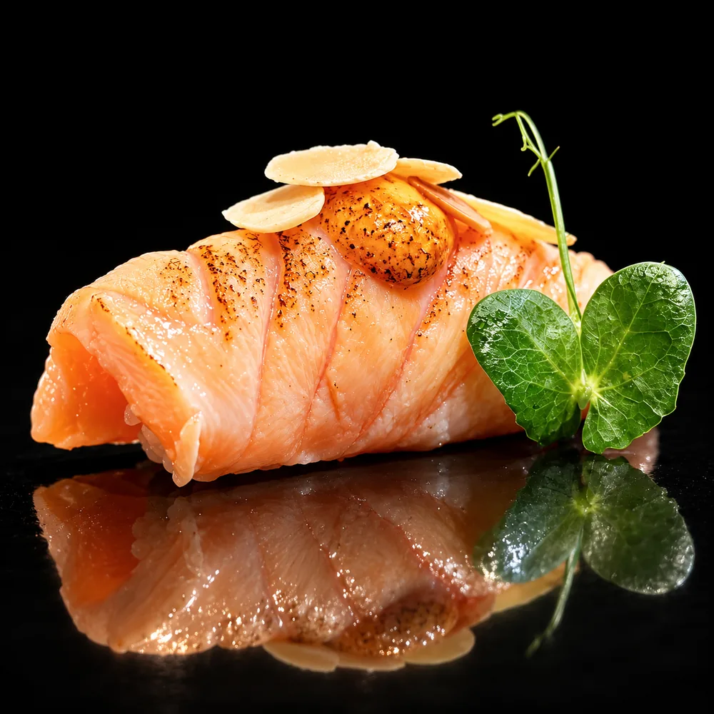 Nigiri Salmone Scottato (1pz) — Tenki Japanese Dining