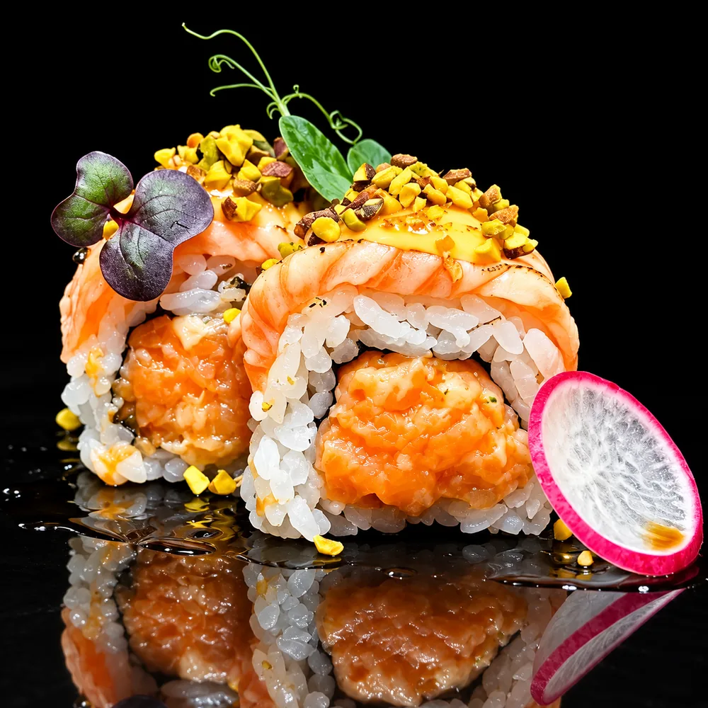 Uramaki al Pistacchio (4pz) — Tenki Japanese Dining