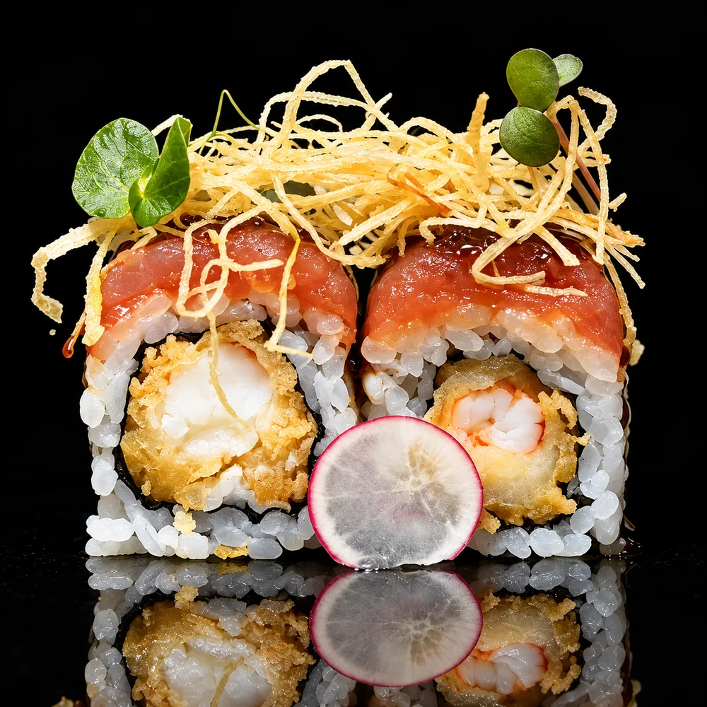 Uramaki Tonno Piccante (4pz) — Tenki Japanese Dining