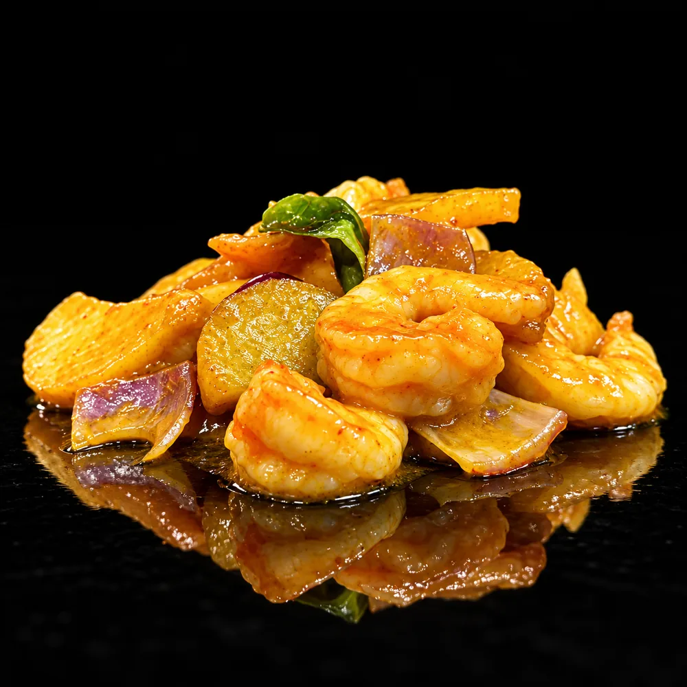 Gamberi Thai al Curry — Tenki Japanese Dining